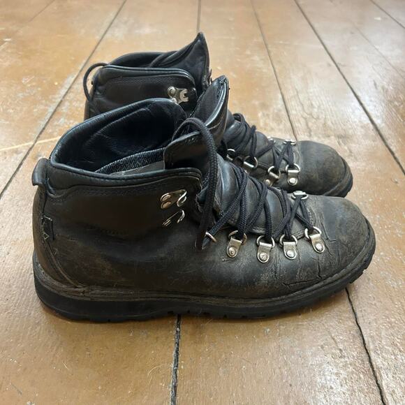 Danner Mountain Pass Black Glace Hiking Boots Mens Size 10 - Picture 4 of 7